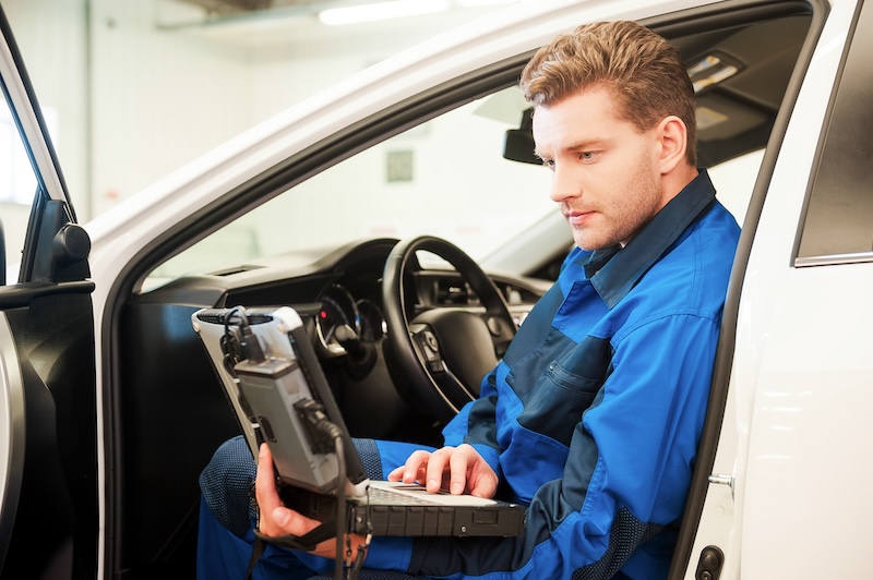 Electronic transmission diagnostics and scanning